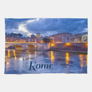 Rome Italy Kitchen Towel
