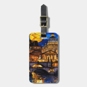 Rome Italy Luggage Tag
