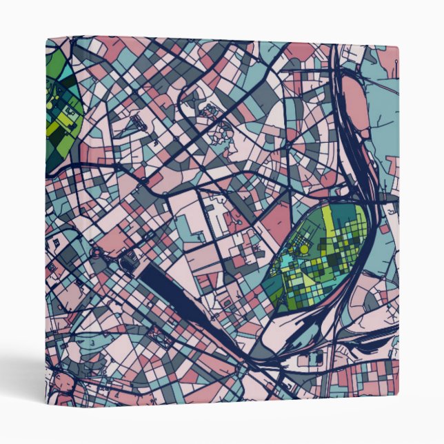 Rome Italy Map Binder (Front/Spine)