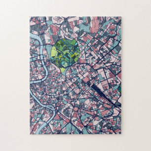 Rome Italy Map Jigsaw Puzzle