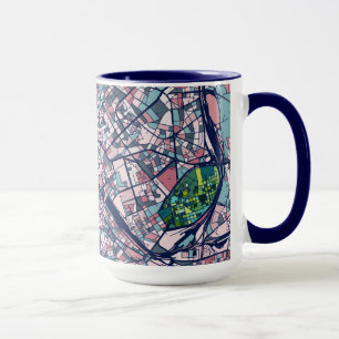 Rome Italy Map Mug