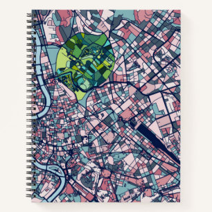 Rome Italy Map Notebook