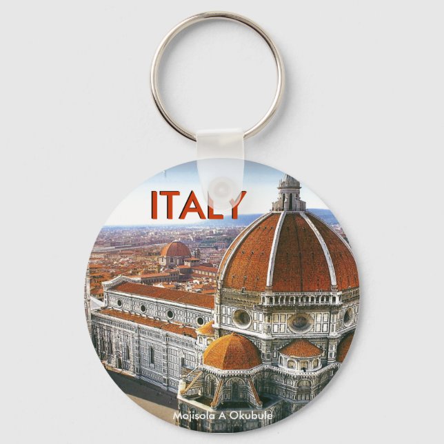 ROME , ITALY (Mojisola A Gbadamosi Okubule) Keychain (Front)