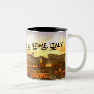 ROME, ITALY ( Mojisola A Gbadamosi - Okubule ) Two-Tone Coffee Mug