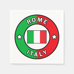 Rome Italy Napkin