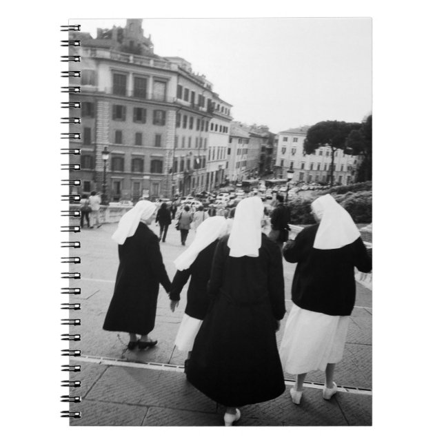 Rome Italy, Nun Patrol! (NR) Notebook (Front)