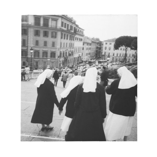 Rome Italy, Nun Patrol! (NR) Notepad (Front)