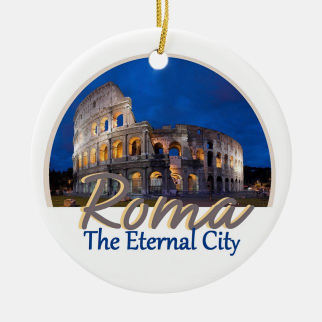 ROME Italy Ornament (Front)