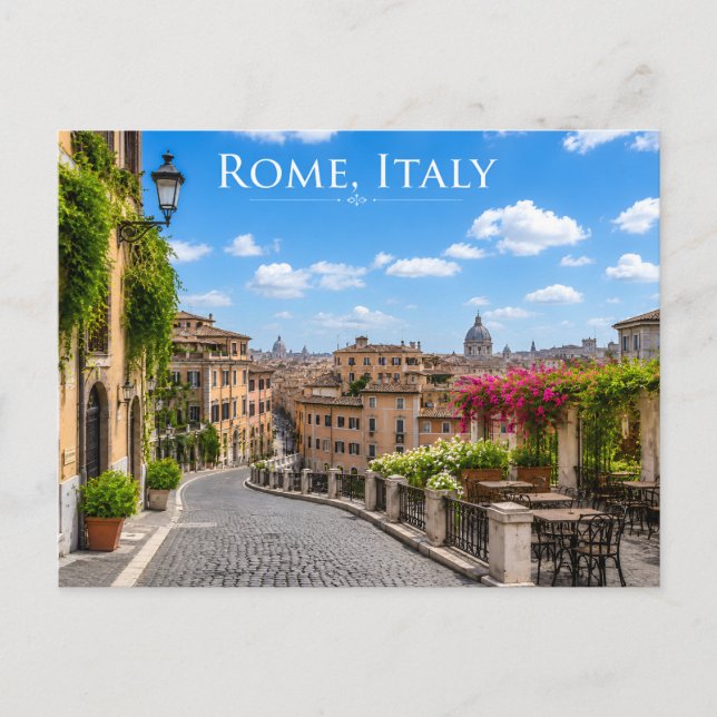 Rome Italy Postcard (Front)