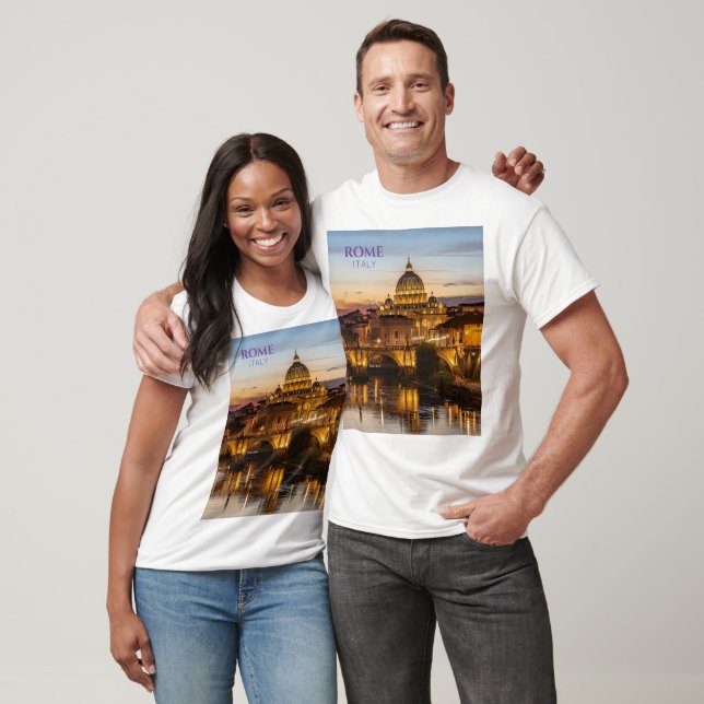 Rome Italy Scenic Tshirt Men Travel Souvenir Gift (Unisex)
