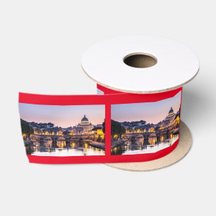 Rome Italy - St Peters Cathedral Satin Ribbon