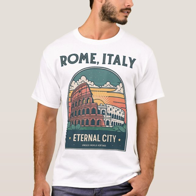 ROME, ITALY T-Shirt (Front)