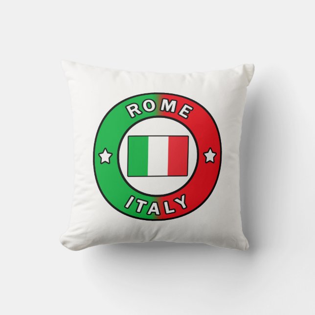 Rome Italy Throw Pillow (Front)