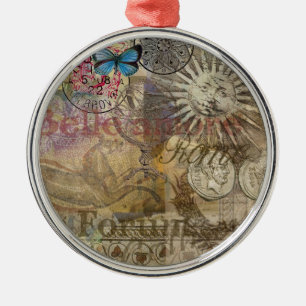 Rome Italy Travel Vacation Holiday City Metal Ornament