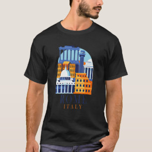 Rome Italy Traveling Italian Italy Travel Colosseu T-Shirt
