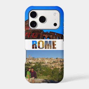 Rome Italy Vacation 2 Photos Collage
