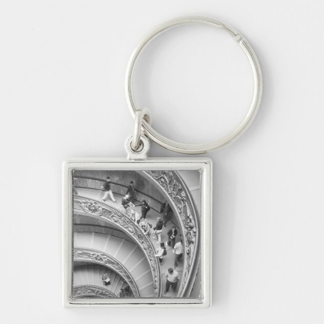 Rome Italy, Vatican Staircase 3 Keychain (Front)