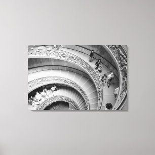 Rome Italy, Vatican Staircase Canvas Print
