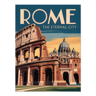 Rome Italy vintage Photo Print