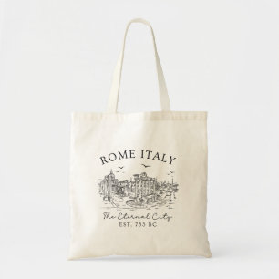 Rome Italy Vintage – Temple Ruins  Tote Bag