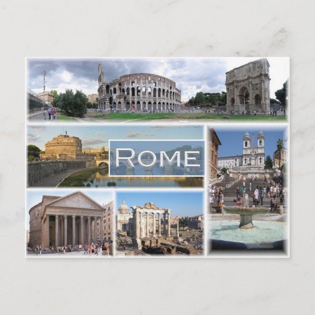  ROME, Lazio, Italy, Europe, Rom, Roma,  Postcard (Front)
