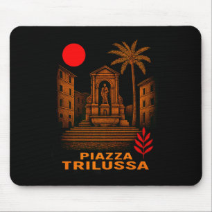 Rome Piazza Trilussa Trastevere District Roman Sou Mouse Pad