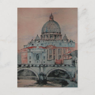 rome postcard