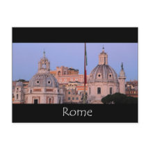 Rome skyline at dusk