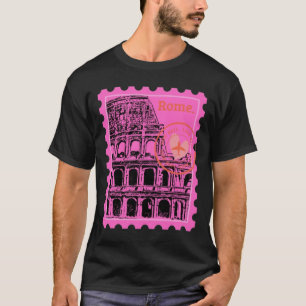 Rome Stamp Sticker T-Shirt