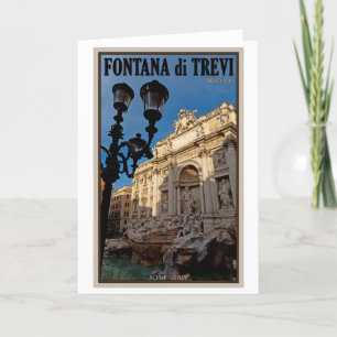 Rome - Trevi Fountain Card