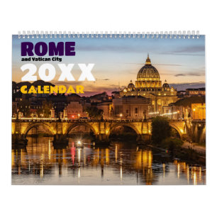 Rome Vatican City Italy 2027 Wall Calendar