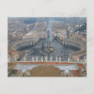 rome, vatican city postcard