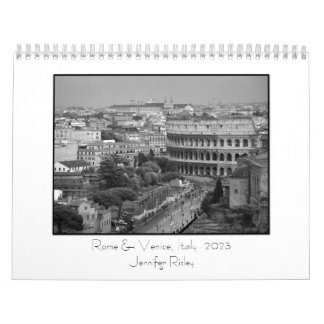 Rome & Venise, Italie - Calendrier 2025