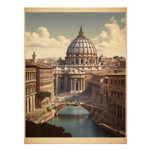 Rome vintage poster