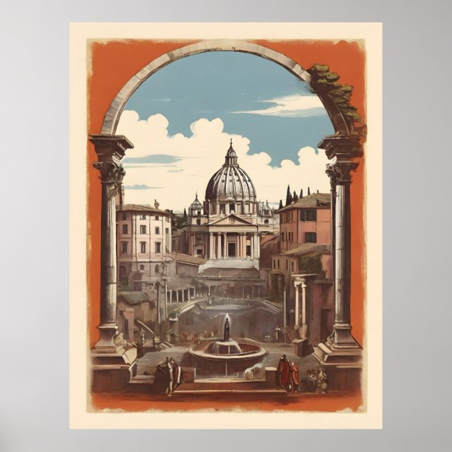 Rome vintage poster (Front)