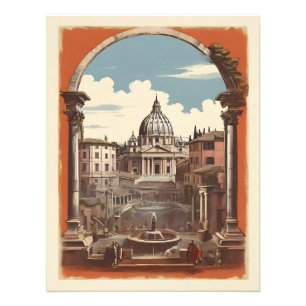 Rome vintage poster