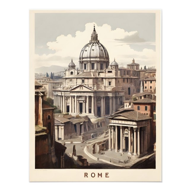 Rome vintage poster (Front)