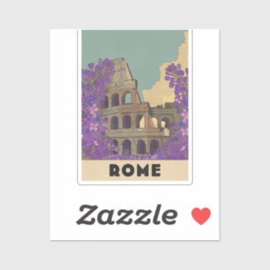 Rome Vintage Travel Poster