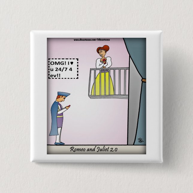 Romeo-and-Juliet-2.0 2 Inch Square Button (Front)