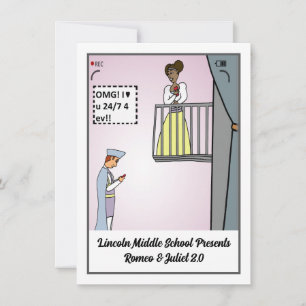 Romeo and Juliet 2.0 Flat Holiday Card