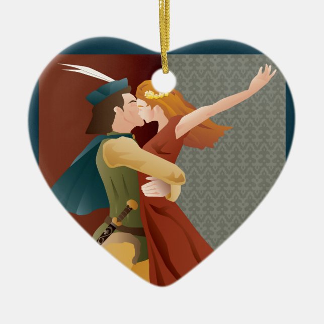 Romeo and Juliet, ballet Ceramic Ornament (Front)