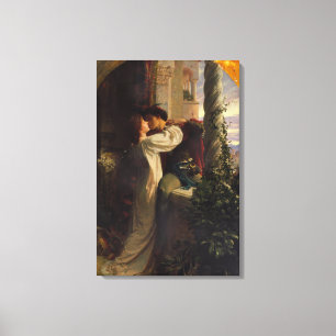 Romeo and Juliet (by Frank Dicksee) Canvas Print