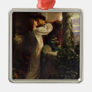 Romeo and Juliet (by Frank Dicksee) Metal Ornament