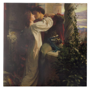 Romeo and Juliet (by Frank Dicksee) Tile