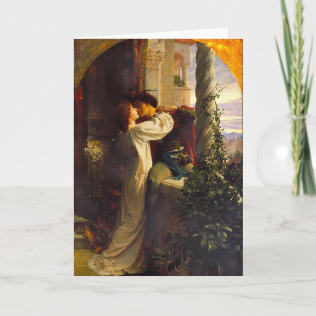 Romeo and Juliet c. 1884 by Sir Frank Dicksee Card (Front)