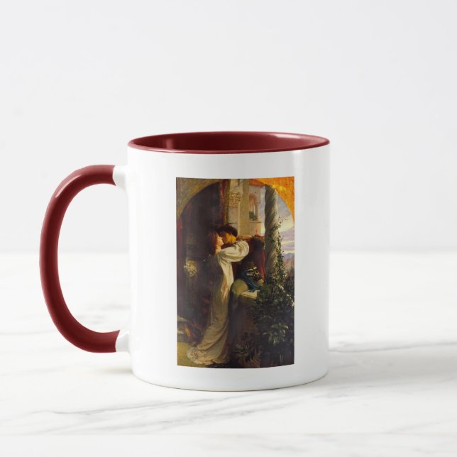 Romeo and Juliet c. 1884 by Sir Frank Dicksee Mug (Left)