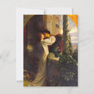 Romeo and Juliet c. 1884 by Sir Frank Dicksee Postcard