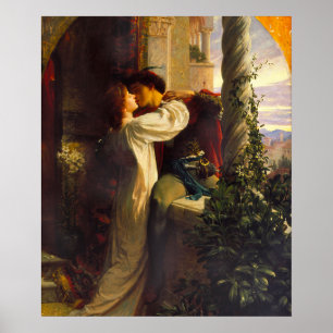 Romeo and Juliet c. 1884 by Sir Frank Dicksee Poster