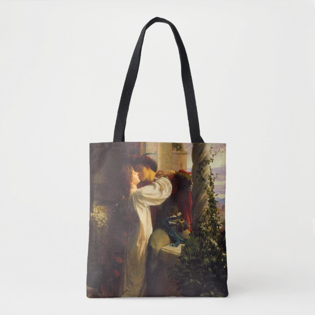 Romeo and Juliet c. 1884 by Sir Frank Dicksee Tote Bag (Front)