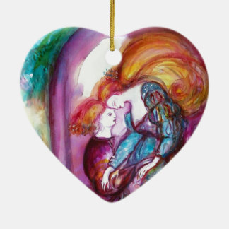 ROMEO AND JULIET Romantic Valentines's Day Ceramic Ornament